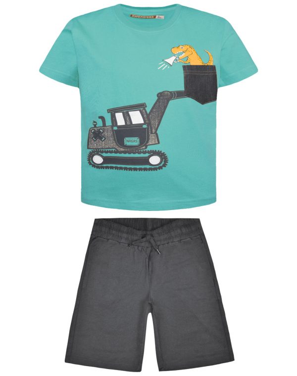 Set with print for boys