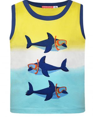 Jersey set print sharks