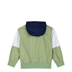 Boy΄s light, three-colour jacket with hood