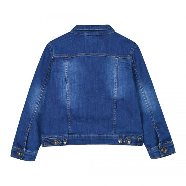 Boy΄s light, jean jacket with distressed effects