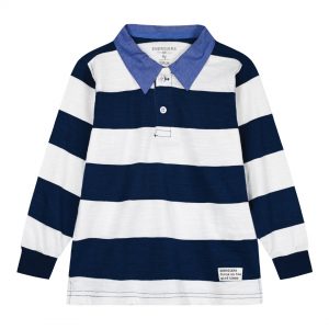 Boy΄s stripped longsleeve shirt with collar