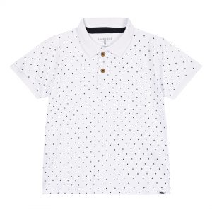 Boy΄s shortsleeve dotted polo shirt