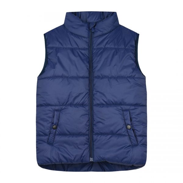 Boy΄s soid colour vest jacket