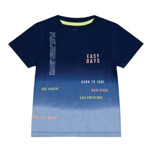 Boy΄s gradient t-shirt with prints