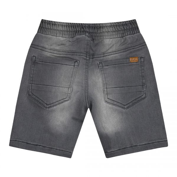 Boy΄s jean bermuda with elastic waistband