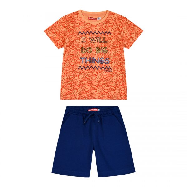 Boy΄s set with print on the shirt