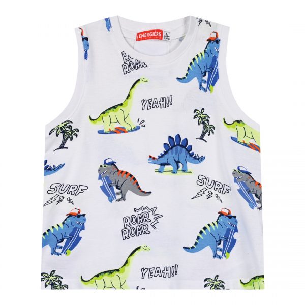 Boy΄s sleeveless shirt with print