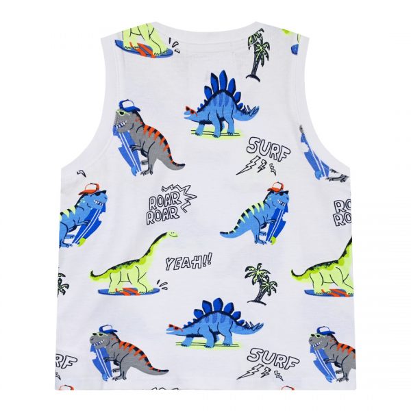 Boy΄s sleeveless shirt with print