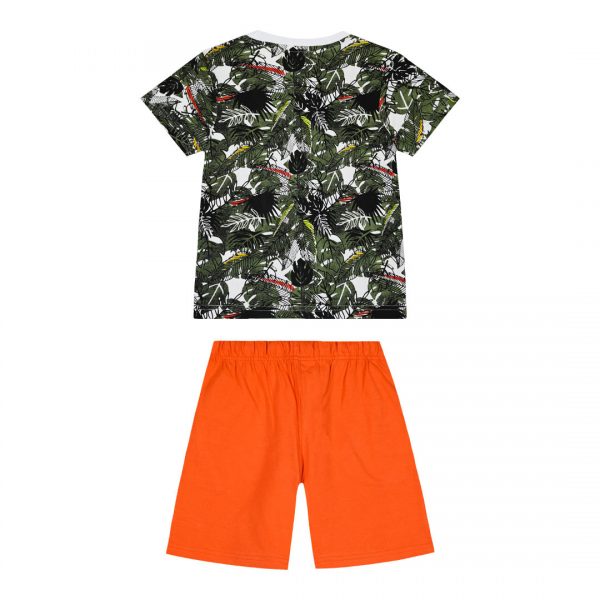 Boy΄s jersey set with printed blouse and print