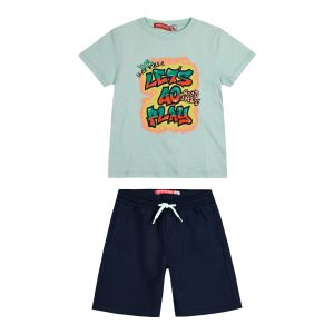 Boy΄s jersey set with print