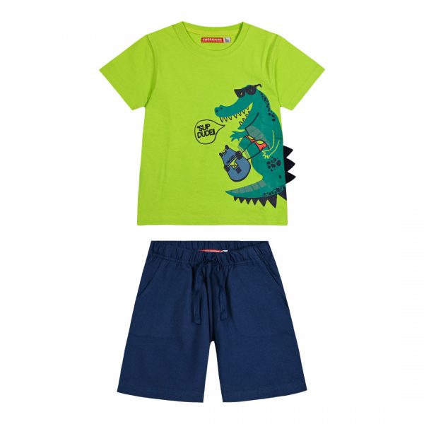 Boy΄s jersey set with print