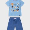 Set with print for boys
