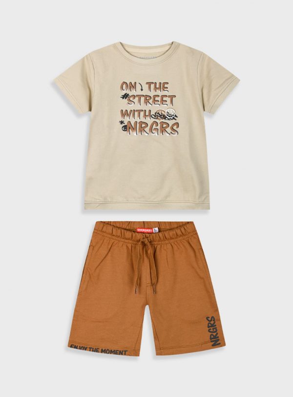 Set with print for boys