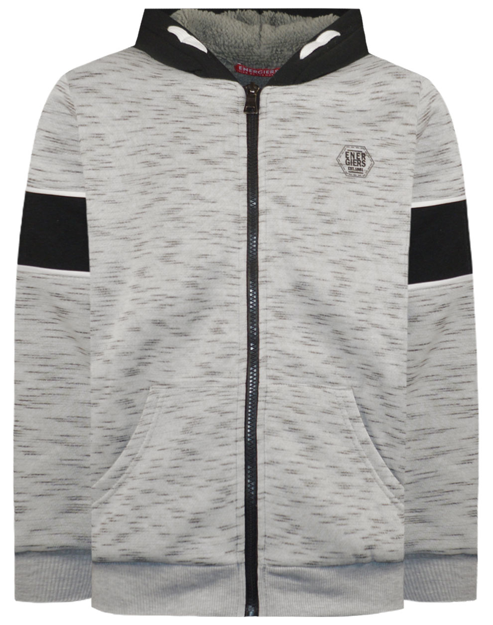 Ζακέτα με κουκούλα και επένδυση για αγόρι Ζακέτα με κουκούλα και επένδυση για αγόρι