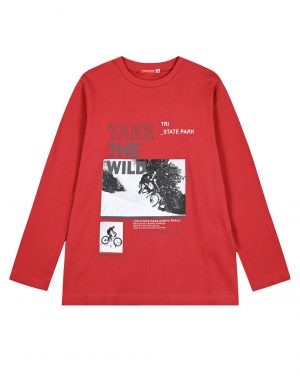 Boy΄s cotton blouse with print