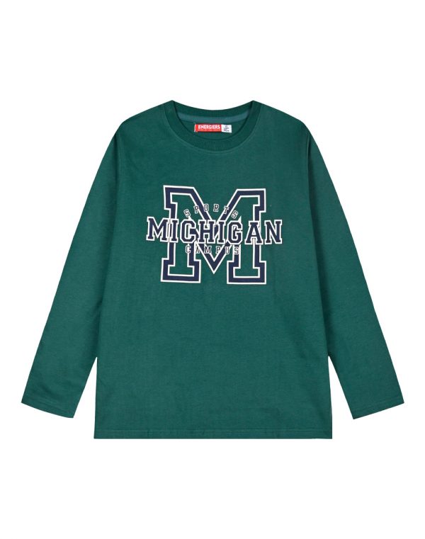 Boys΄ Mako Print Cotton T-Shirt