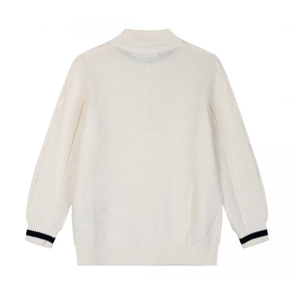 Cable knit pullover for boys