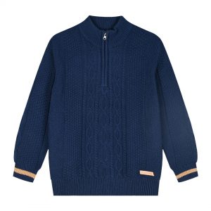 Cable knit pullover for boys