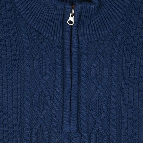 Cable knit pullover for boys