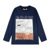 Long sleeve jersey shirt for boys