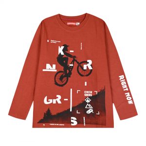 Long sleeve jersey shirt for boys