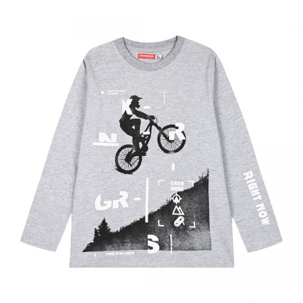 Long sleeve jersey shirt for boys