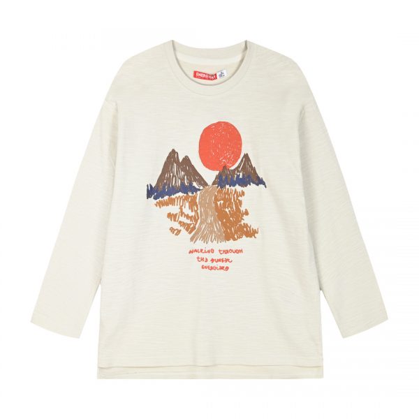 Long sleeve jersey shirt for boys
