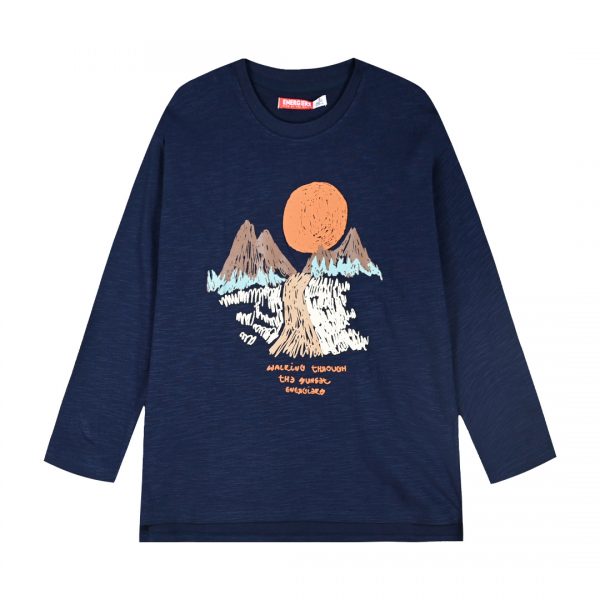 Long sleeve jersey shirt for boys
