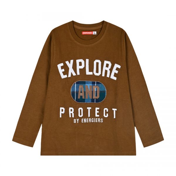 Long sleeve jersey shirt for boys