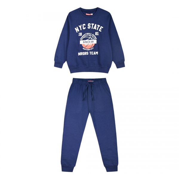 Fleece tracksuit set for boys