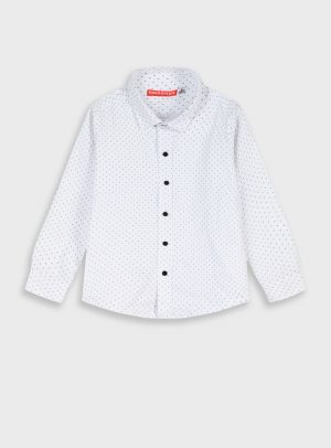 Printed button up shirt