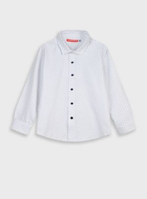 Printed button up shirt