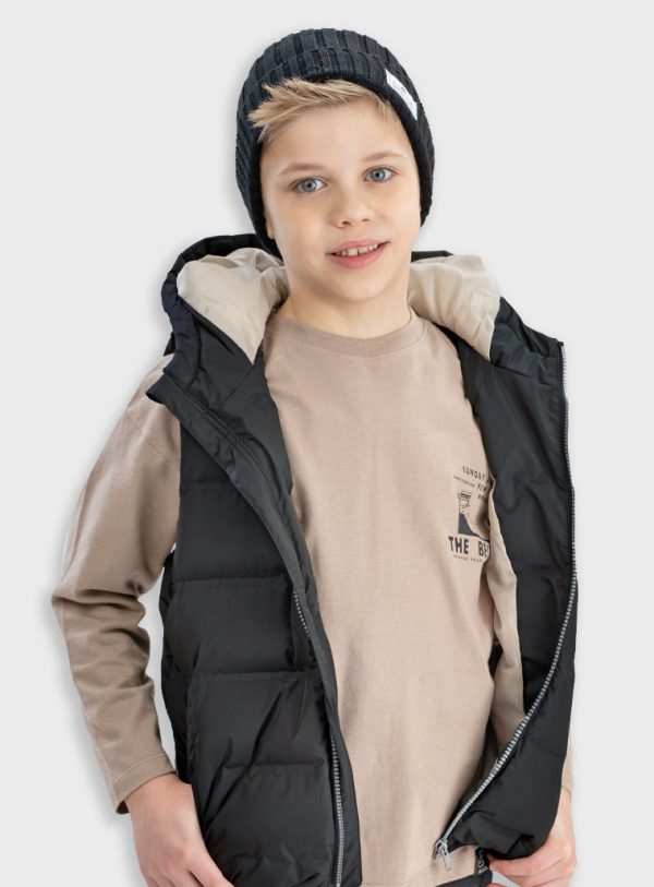 Sleeveless vest jacket