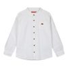 Boy΄s linen button down shirt with mao collar