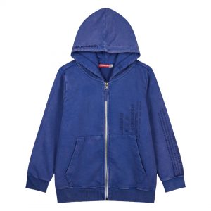 Boy΄s stone wash jacket with hood