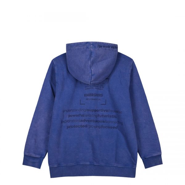 Boy΄s stone wash jacket with hood