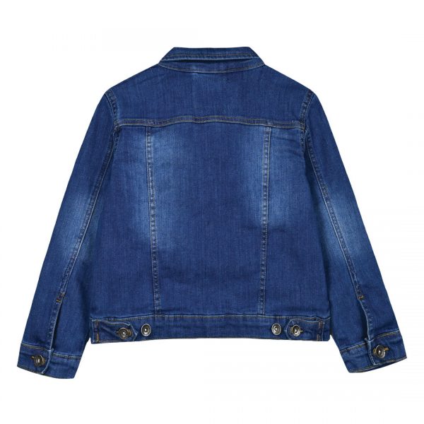 Boy΄s light, jean jacket with distressed effects