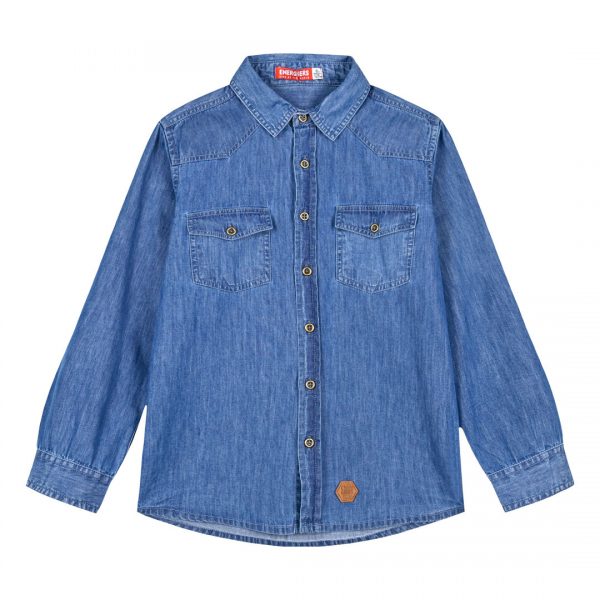 Boy΄s jean button up shirt