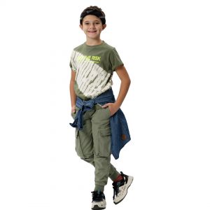 Boy΄s jogger pants with cargo pockets