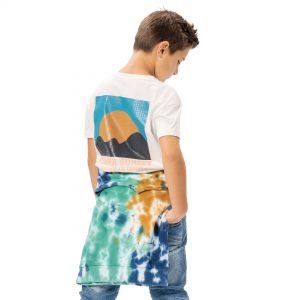 Boy΄s batik sweatshirt with print