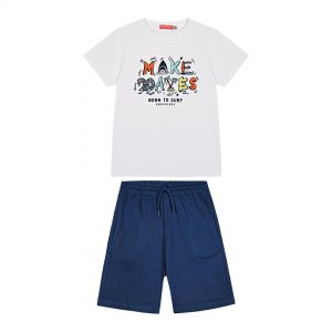 Boy΄s jersey set with a print on the front side