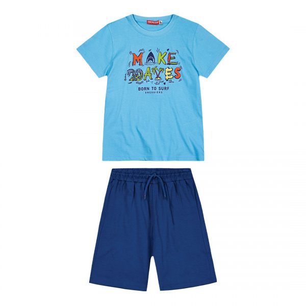 Boy΄s jersey set with a print on the front side