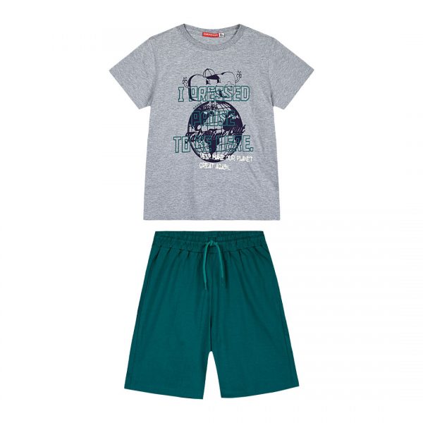 Boy΄s jersey set with a print on the front side