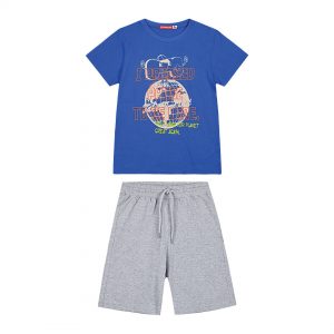 Boy΄s jersey set with a print on the front side