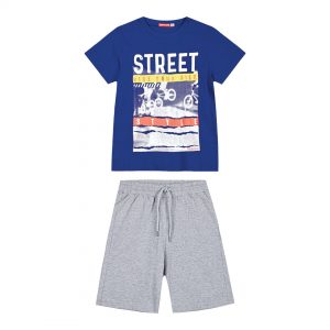 Boy΄s jersey set with a print on the front side