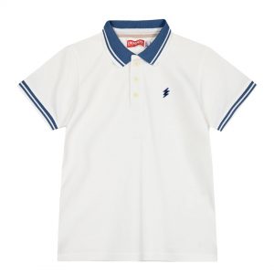 Boy΄s short sleeve polo with logo