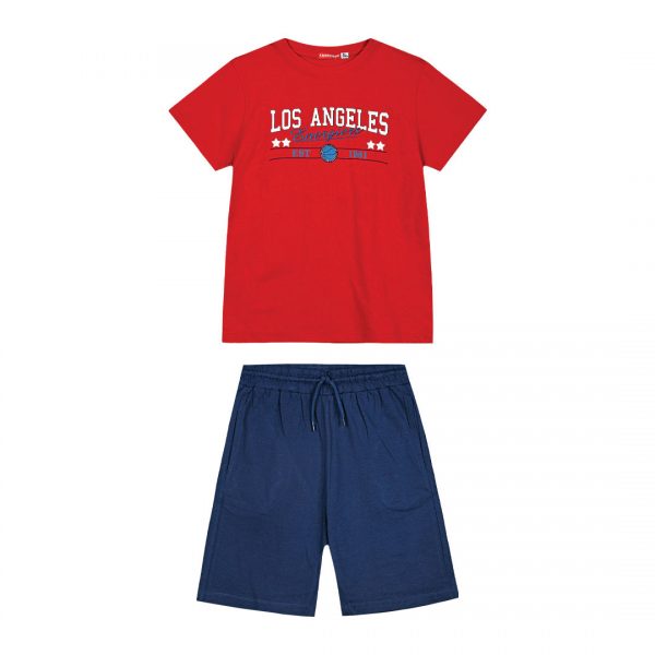 Boy΄s jersey set with a print on the front side