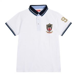 Boy΄s short sleeve polo with logo