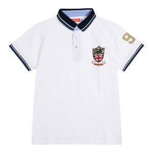 Boy΄s short sleeve polo with logo