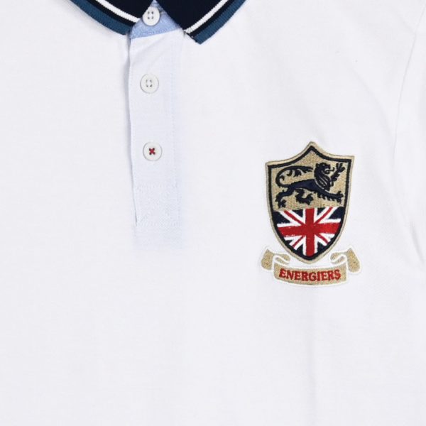 Boy΄s short sleeve polo with logo